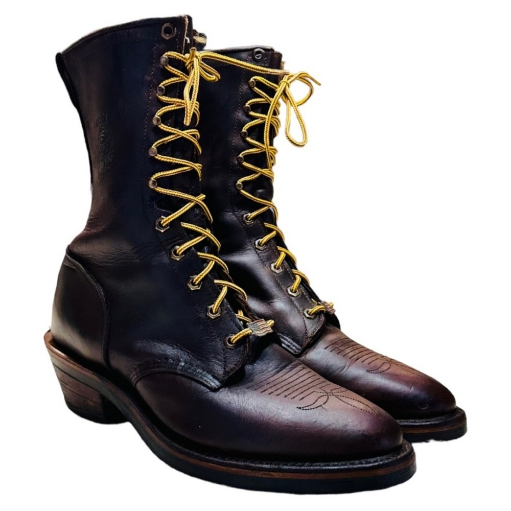 Vintage Chippewa Logger Boots | Made in USA